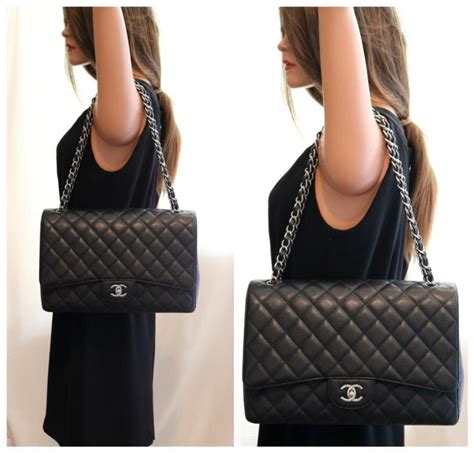 chanel maxi flap alternatives|chanel double flap jumbo size.